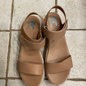Sorel leather Platform Sandals